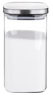 Indas, biriems produktams, borosilikatinis stiklas, 1,5 l, D 10 cm, H 20,5 cm, vnt
