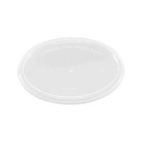 Vienkartinis plastikinis dangtelis sriubos indeliui, D 120 mm, 230-960 ml, bespalvis,50vnt.