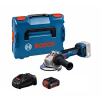 BOSCH GWS 18V-11 S kampinis šilfuoklis 1x5 Ah L-Boxx