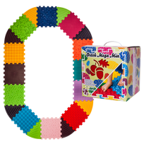 Ortopedinis sensorinis kilimėlis Puzzle (12 elementų + 8 trikampiai)