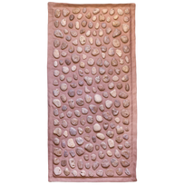 Masažo kilimėlis su natūraliais akmenukais ir putplasčio sluoksniu viduje "Ortek" SOFT 93x44 cm