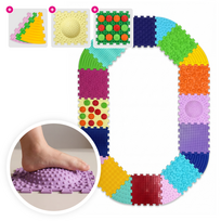 Ortek Multi Mix ortopedinis sensorinis kilimėlis 12 dalių + 8 sektoriai