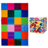 Masažinis ortopedinis kilimėlis „Ortek Puzzle Mega Mix“ 24 elementai