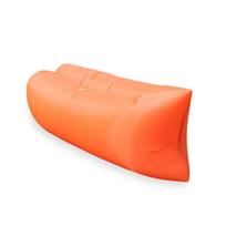 Outdoor Portable Inflatable Sofa Bag Lazy Inflatable Mattress Air Sleeping Bag Beach Lounge Chair Camping Inflatable Mattress oranžinė