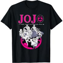 JoJo's Bizarre Adventure Part 5 Golden Wind Bruno's Gang T-Shirt S juoda