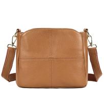 Hot Selling Top Layer Cowhide Shoulder Bag, Bucket Bag, Genuine Leather, Middle-aged Mother Bag, Large Capacity Shoulder Crossbody Bag ruda