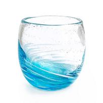 Kubakasa Ryukyu stiklas Ryukyu stiklas Šalto gėrimo stiklinė su fluoritu Okinavos suvenyras Aukšta stiklinė Aqua Sky Water - MEILĖ&ŽVAIGŽDĖ Šviečianti tamsoje mėlyna