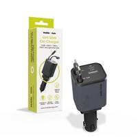 Mobile Origin 4in1 50W automobilinis įkroviklis CA28 – USB-C + USB-A, USB-C and Lightning Cable 