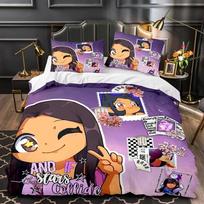 APHMAU patalynės komplektas 3D spausdintas Tinka miegamojo antklodės užvalkalų komplektas su pagalvių užvalkalais Vaikams Namų tekstilė 70x133cm 3pcs