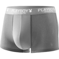 Playboy vyriškos ledo šilko antibakterinės trumpikės 4 vnt. pakuotė XL