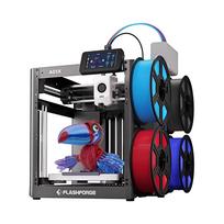 Flashforge AD5X 3D spausdintuvas, daugiaspalvis, didelis greitis 600 mm/s, visiškai automatinis išlyginimas, tiesioginės pavaros ekstruderis 300°C, Core XY metalinė konstrukcija