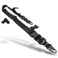 Šautuvo diržas RAGNAROK ODIN Gen.II Single-Two Point Weapon Sling Black, HK Snap Hook