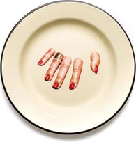 Seletti Lėkštė Seletti Wears Toiletpaper Fingers emaliuotas
