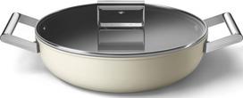 Smeg  Keptuvė serviravimui 50's Style II gili, 28 cm, kreminė