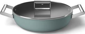 Smeg  Keptuvė serviravimui 50's Style II gili, 28 cm, smaragdinė