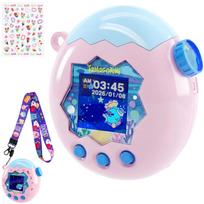 Tamagotchi Paradise dėkliuko dangtelis su suderinamu ryšiu. Apsauginiai mieli dirželio lipdukai, trys specialūs PET plėvelės įtrauktos. Dvipusės spalvos pagamintas PC