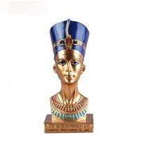 1 vnt. Žavinga Senovės Egipto Faraono Karalienės Skulptūrėlė Ornamentas Dervos Figūrėlė Statulėlė Miniatiūros Namų Dekoras Biuras&Namai
