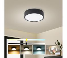 Brilagi - LED lubinis šviestuvas POOL LED/18W/230V 3000/4000/6000K Ø 20 cm juodas