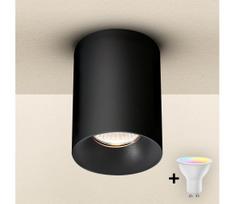 Brilagi - LED RGBW dimeriuojamas taškinis šviestuvas TRINE 1xGU10/4,8W/230V juodas