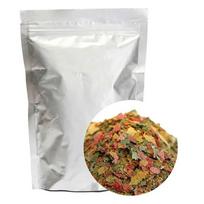 New 100g/pack Tropical Ornamental Fish Thin Slice Food Aquarium Fish Feed Fish Seedling Fattening Food Family Fishing Accessory