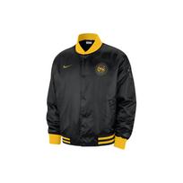 Nike Golden State Warriors 2023/24 City Edition Letter Print Color Block Long Sleeve Jacket Men Jacket Black FB4512-010 XXXL
