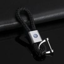 Volkswagen Metalinis Automobilio Raktų Pakabukas Raktų Žiedas Raktų Dirželis Automobilio Emblema Stilius Volkswagen Golf-5 6 7 MK6 Jetta Lavida Polo Tigua juoda