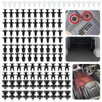 120X Vw Transporter T4 T5 T6 Automobilio Apdailos Pamušalo Spaustukai Buferio Laikiklis Automobilio Variklio Apatinės Dangos Tvirtinimo Elementas Plastikiniai Presuojami Kniedukai