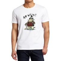 League of Legends Tahm Kench and Gnar Play with Me Shirt Custom Fruit of the Loom T-shirt (M) S balta