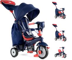 SmarTrike triratukas vaikams 4-viename „Swirl™” mėlynas
