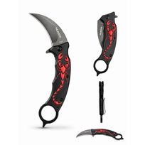 Sulankstomas karambit peilis su aštria geležte - Scorpion
