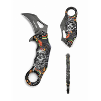 Sulankstomas karambit peilis su aštria geležte - Hunter