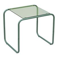 Šoninis stalas su stikliniu stalviršiu 40x50 cm Ventana – Leitmotiv