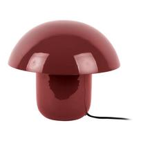 Bordo spalvos iš metalo stalinis šviestuvas (aukštis 25 cm) Fat Mushroom – Leitmotiv