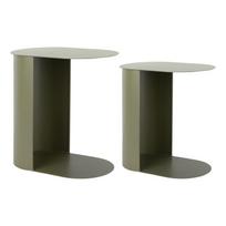 Iš metalo šoninis stalas Riqueza Oval – Leitmotiv