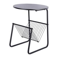 Iš metalo apvalios formos šoninis stalas ø 40 cm Riqueza Revista – Leitmotiv