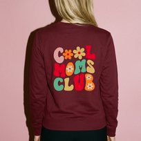 Bordo džemperis COOL MOMS CLUB