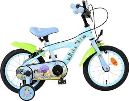Vaikiškas dviratukas su papildomais ratukais, vaikų Volare Bluey R72, žydra sp., 14"