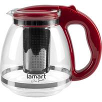 Arbatinukas su sieteliu Lamart Verre LT7074, 1.5 l, skaidri sp./raudona sp.