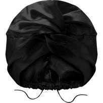 GLOV Double Layer Satin Bonnet satino turbanas Black 1 vnt.
