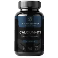 VitalHarmony Calcium + D3 - 90 kapsulių