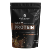 VitalHarmony Protein IŠRŪGŲ Baltymai – 700g Sūdyta karamelė