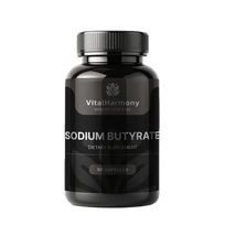 VitalHarmony Sodium butyrate Butiratas – 90 kapsulių