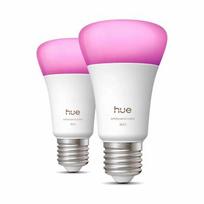 Išmanioji lemputė Philips Hue LED, A60, 1000 - 20000 °K, E27, 6 W, 810 lm, 2 vnt.