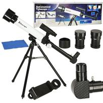 Edukacinis astronominis teleskopas vaikams su stovu
