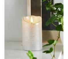 Eglo 411503 - LED žvakė FLAMME RUSTIC LED/2xAA sidabrinė