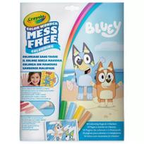 Crayola Color Wonder: Bluey be neteplus paveikslėlių rinkinys aplanke