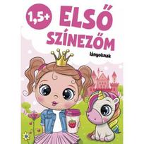 Mano pirmoji spalvinimo knyga - mergaitėms. auf Litauisch