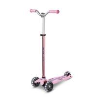 Maxi Micro Deluxe paspirtukas PRO Led Rose