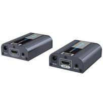 PremiumCord HDMI 2.0 4Kx2K prie 60 Hz – 60 m ilgio pratęsimo kabelis per vieną Cat6/6a/7 kabelį | 296010320960610 | 8592220017088