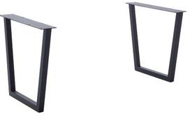 Stalo koja MC Akcent Malmoe, 75 cm x 15 cm, 79 cm, juoda sp., 2 vnt.